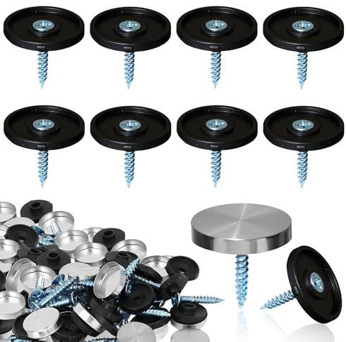 160 Clous de Montage, Clous d'éTanchéIté 3,5x25 mm, Boutons de montage avec clou pour film à picots, pour Drainage de construction