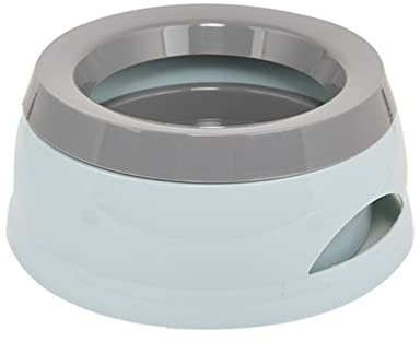 Non Spill Dog Water Bowl,Pet Bowls for Dogs,Non Drip Dog Water Bowl,Slow Water Feeders Bowl Water Dispenser 25oz Water Bowl for Dogs Cats (Blue)