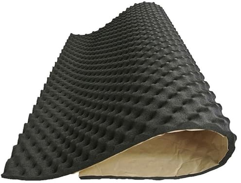 100*50cm Coussin Absorbant Les Chocs Isolation Thermique D'isolation Phonique Mousse D'insonorisation Mousse Phonique Mur Voiture Studio Phonique Natte D'Isolation