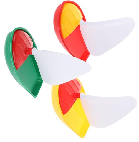 WOONEKY Jouet Voilier Flottant Garçon Et Filles 3 Tailles Plastique Non Toxique pour Piscine Jeux Aquatiques Ensemble 3 Pièces Couleur Aléatoire