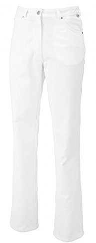 BP 1732-687-21-32/34 Jeans für Frauen, Stretch-Stoff, 300,00 g/m² Stoffmischung mit Stretch, weiß, 32/34