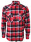ROCK-IT Apparel® en Flanelle pour Homme Chemise Manches Longues de bûcheron à Carreaux fabriquée en Europe Colour Rouge/Noir/Blanc à Carreaux XXL