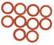 COMAP Lot de 10 Joints rouge l'étanchéité des raccords gaz butane et propane - 20x1,5 - S651031