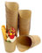 MonLiya 14oz Entsorgung Mitnahme Party Frozen Dessert Supplies Backen Kuchen Eierquaste Waffel Pommes Pommes EIS Snacks Kraftpapier Becher Halter, 50 Stück