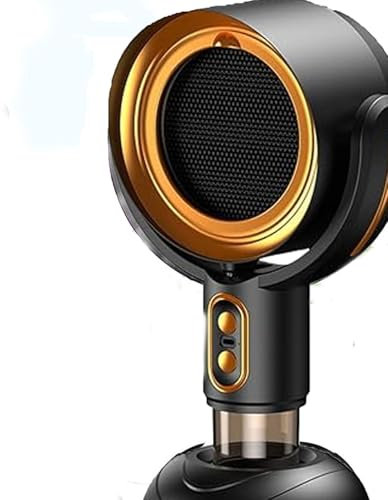 Vibe on Purifier for Smoke, Smoke Away Vibeon Purifier Fan, Rechargeable Smoker Fan for Smoking Indoors, Electric Puff Hide Buddy Trap Odors, Portable Kitchen Exhaust, Detach and Washable(Gold)