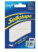 Sellotape Sticky Fixers Permanent 12mmx25mm (56 Pack) 1445423