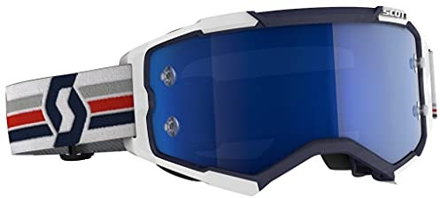 Scott Fury MX Goggle Cross/MTB Brille blau/weiß/electric blau chrom works