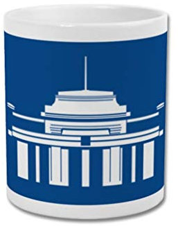 GroundDesigns Leicester City FC Motif Graphique Football Cadeau imprimé ou Mug Filbert Street