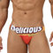 EASEJUICY Swim Briefs Slips de Bain, Opaque, Orange Delicious, XL Homme