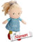 HABA Stoffpuppe Mirle mit Namen Bestickt, Erste Baby Puppe zum kuscheln, Weiche Mädchen Kuschelpuppe, Kinder Geschenk-Idee Babypuppe als Taufgeschenk