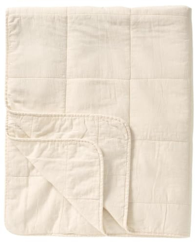 IB Laursen - Bettdecke, Bettüberwurf - Vintage - Baumwolle, Polyester - Farbe: Butter Cream - 240 x 240 cm