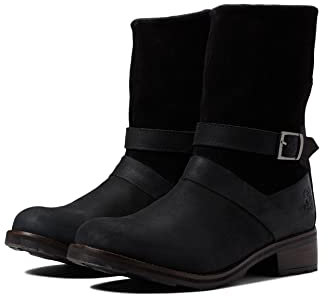 Kamik W Isabella Schwarz - wasserdichte modische Damen Winter Lederstiefel, Größe EU 39 - Farbe Black