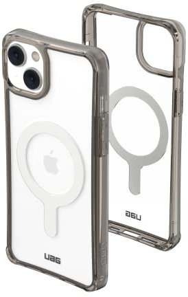 URBAN ARMOR GEAR UAG Designed for iPhone 14 Plus Case Grey Ash 6.7 Plyo Built-in Magnet Compatible with MagSafe Charging Lightweight Slim Shockproof Transparent Protective Cover