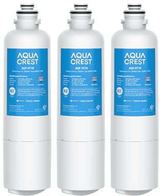 AQUA CREST 12033030 Replacement for Bosch® UltraClarity® Pro BORPLFTR50, 11032531 Refrigerator Water Filter, Compatible with 11025825, BORPLFTR55, B36CD50, B22CS50, B36FD50SNS, B36CT80SNS, 3 Pack