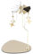 LiebeWH Kerzenhalter Rotierender Kerzenhalter Rundes Drehbares Kerzenhalter-Tablett Romantischer Aromatherapie-Kerzenhalter Im Europäischen Stil (Goldstern (kein Kerzenbecher))