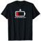 Social Battery Low Lustige asoziale introvertierte T-Shirts T-Shirt
