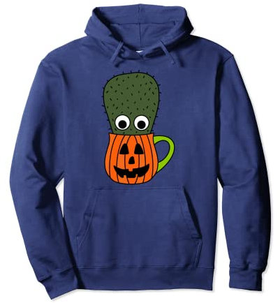 Mug avec petit cactus dans une lanterne Jack O Sweat à Capuche