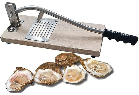 SurLaZ Coltello Portatile per sgusciare ostriche, Strumento per sgusciare l'altezza Regolabile, Apri ostriche in Acciaio Inossidabile Senza Installazione per Il Ristorante di casa Hotel Family Buffet