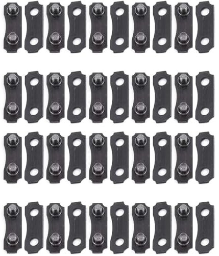 20 Sets 3/8 Zoll Kettenglied Reparatur voreingestellte Riemen Kettensäge Kettenverbindungsglieder 10 x Reparatursatz Sägekette 3/8 LP Link Reparatur voreingestellte Kettensägenteile und Zubehör