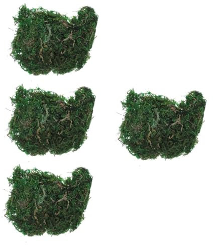 Cabilock 4 Piezas Relleno para Jardineras Macetas para Plantas De Interior Casa Artificial Casa Verde Plantas De Simulación Decoración De Arbustos Plantas Falsas Artesanía Planta En Maceta