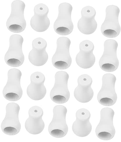 Yardenfun 20pcs Plastic Blind Cord Knobs Replacement Ends for Window Blinds Roman Shades Curtains Pull Cord Holders Easy to Fix Lightweight and Accessories