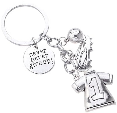 BESPORTBLE Football Keyring Key Holder Soccer Shoes Pendant Unique Keychain Ornaments for Bag Cell Phone Car Keys Creative Fans