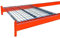 qpool24 Palettenregal-Drahtgitterauflage für Holmtiefe 50 mm, 1825 x 1100 mm, verzinkt, 40 x 106 mm Maschenweite
