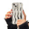 UEEBAI Hülle für iPhone 15 6.1 inch, Wasserwellen-Muster Silikon Handyhülle, Lockige Wellen Rahmenform Soft TPU Case mit Anti-Kratzen Stoßfeste Schutzhülle TPU Bumper Cover - Silber