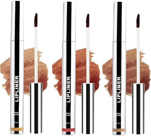Zinari Lip Stain,Peel Off Lip Liner Stain, Long-Lasting Plumper Lips, Matte Nude Lip Tattoo Liner, Lip Tint Stain Peel Off Waterproof, Peel Off Lip Stain For All Skin Types(3Pcs-all)