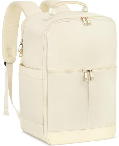 OTAHGK Cabin Bags 40x20x25 for Ryanair Underseat Carry-Ons Travel Backpack, Hand Luggage Backpack Cabin Size 20L, Laptop Backpacks Small Travel Bag-Beige