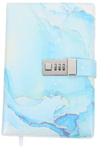 STOBOK Diario Con Candado Para Adultos Libreta De Contraseñas Protegido Papel y Versátil Organización