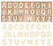 HJZHII 156 Stück holzbuchstaben Set,6 Sätze holzbuchstaben zum basteln Lagerung in Tablett,3 cm Großbuchstaben A-Z Wooden Alphabet Buchstaben für Kunsthandwerk DIY Hochzeitsfeier Home Decoration