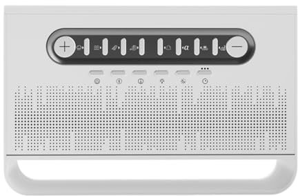 LOVIVER Aroma -Luftbefeuchter tragbarer Lautsprecher mit Licht Timer großer Kapazität ätherischer Öl Diffusor weiße Geräusche Maschine für Tischplatten