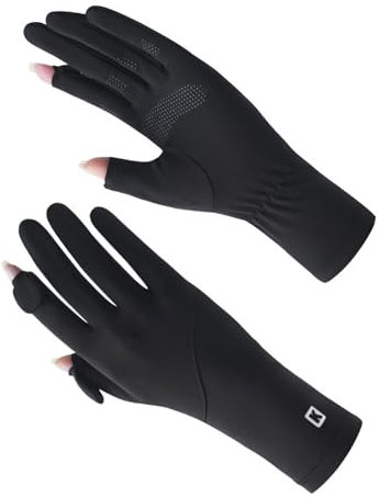 GMBYLBY Bequeme Handschuhe, Touchscreen, Fahrradhandschuhe, atmungsaktive Handschuhe zum Radfahren und Laufen, 2 Stück