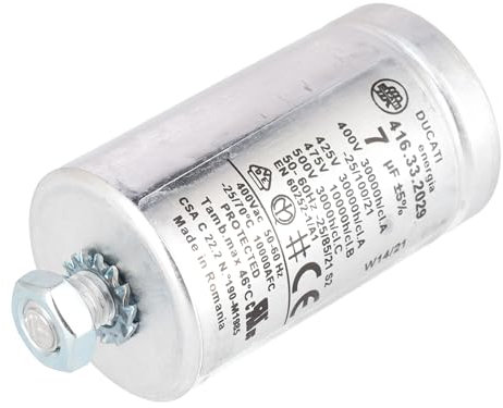 sparefixd Condensateur pour sèche-linge Hotpoint 7uf VTD60P VTD60T VTD65A