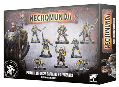 Games Workshop - Warhammer - Necromunda: Palanite Enforcer Captains and Sergeants