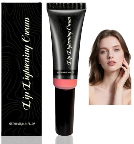 Lip Lightening Balm for Dark Lips,Deep Moisturizing Brightening Balm with Natural Ingredients,Nourishing Lip Repair Salve for Dry Cracked Lips & All Skin Types,Refreshing Non-Sticky Plumping Gloss
