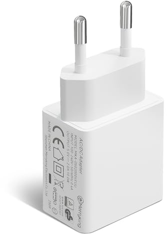Chargeur Mural USB 5 V 2 A certifié CE - Adaptateur AC/DC - Prise Murale USB Portable Universelle pour téléphones, tablettes, Haut-parleurs Bluetooth, Montres intelligentes, lecteurs MP3, écouteurs
