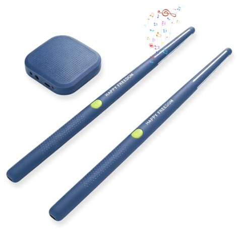 3D-Elektro-Lufttrommel-Set, tragbares Lufttrommel-Set mit Bewegungserkennung, Bluetooth-Drumsticks, digitale Drumsticks mit 8 Sounds für Erwachsene und Kinder