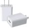 USB Plug UK 3 Pin Mains Charger,FOBSUNLAND USB Wall Charger 5V 2A Adapter Plug Compact Charger Head Compatible With iPhone/iPad/Samsung/Android Phone and more other device (white)