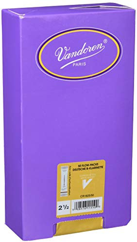 Vandoren CR1625/50 Master Klarinetten Blätter - 50 Einheiten, Stärke 2 Weiß