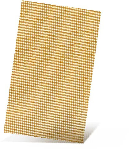 MENZER Ultranet Klett-Schleifgitter, 133 x 80 mm, f. Schwingschleifer, Weißes Edelkorund (25 Stk.) K400