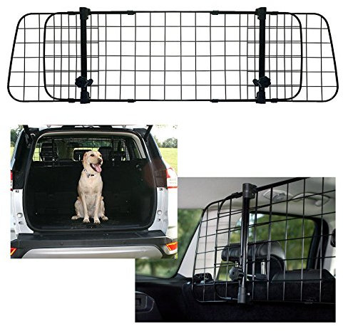 UKB4C fits Audi A3 2003-2017 Car Headrest Black Mesh Dog Guard