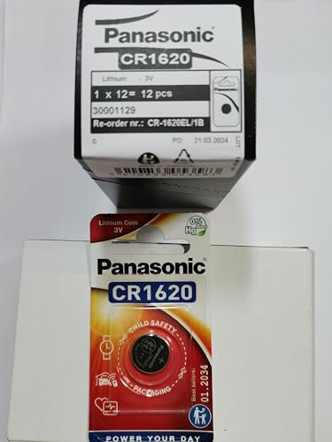 Caja DE 12 Pilas Panasonic CR1620