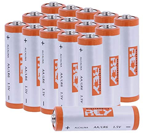 Pack de 16 Pilas Alcalinas AA LR6 1.5V, Alta Duración