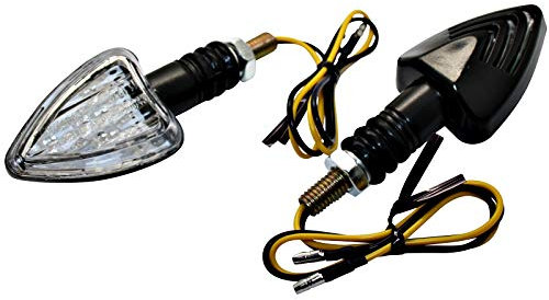 LED Mini Blinker kurz - Arrow Motorrad Quad Custom orange ECE Kennung B (2)