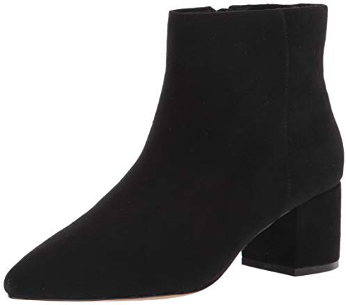 The Drop, Jessi, Stivali da Donna, con Cerniera Laterale e Tacco Largo, Nero, 40