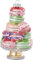 MAGIC Christbaumschmuck Weihnachtskugeln Figuren Glas mundgeblasen Weihnachtskugeln Weihnachtsschmuck Baumkugeln Baumschmuck Auswahl: Macaronturm 14.5cm