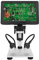 12MP Digitalmikroskop, 1200x industrielles elektrisches Mikroskop mit 7-Zoll-HD-Großbildschirm zur Inspektion von Leiterplatten/Reparatur von Uhren/Labor/Reparatur von Mobiltelefonen