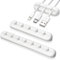 Ordsen Cable Tidy Clips - Wire Organisers, Cord Management Holders for Desktop, Home, Office and Storage, Self Adhesive Desk Tidies, Cables Holder (White)